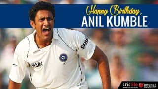 Happy Birthday, Anil Kumble! The legendary wizard turns 47 Happy Birthday, Anil Kumble! The legendary wizard turns 47